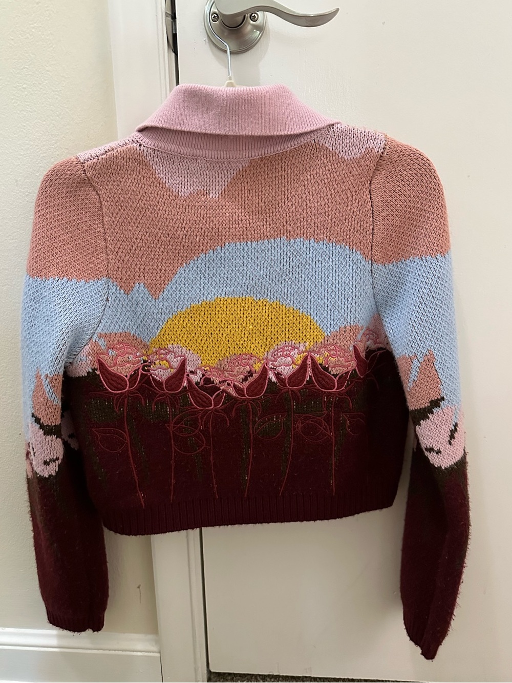House of Sunny Garden of Eden Tripper Intarsia Cardigan - Picture 6 of 6